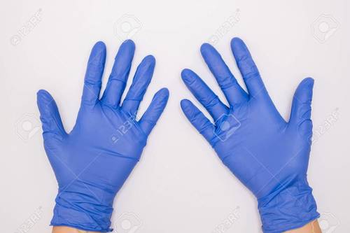 Blue Disposable Powder Free Pe Gloves