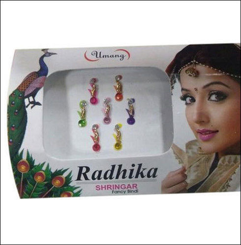 Red Ladies Artificial Stone Fancy Bindi