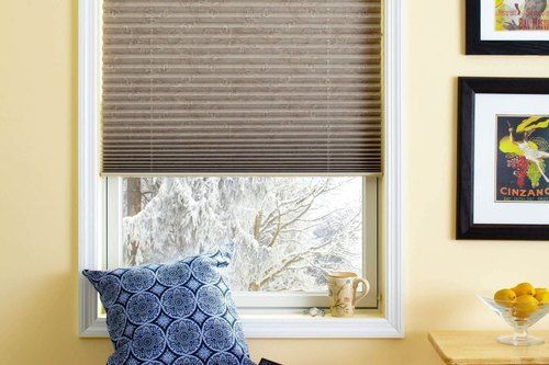 Plain Fabric Pleated Blind