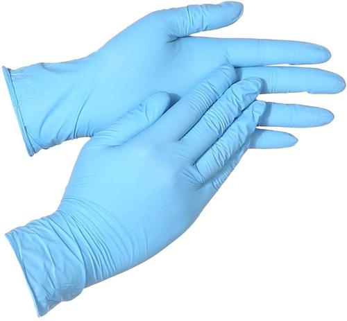 Blue Powder Free Nitrile Examination Gloves