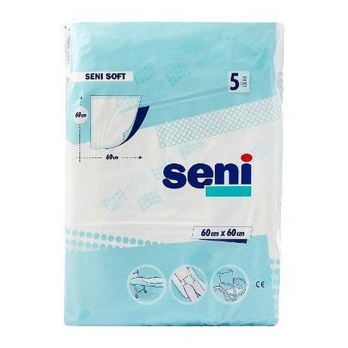 White Blue Disposable Adult Underpad