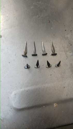 Brass Iron Shoe Heel Tip Nails