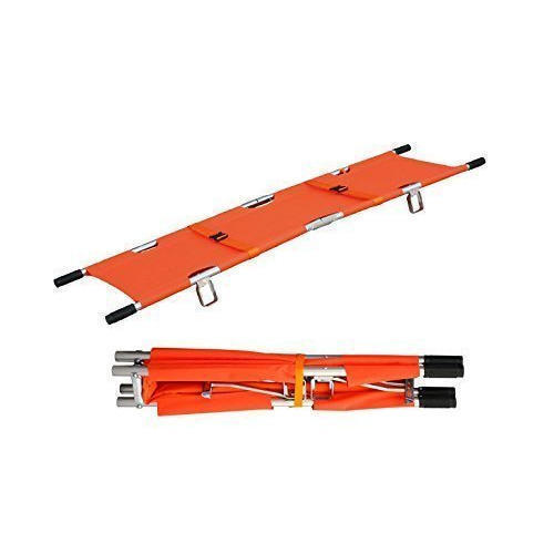 Durable Mild Steel Foldable Patient Stretcher