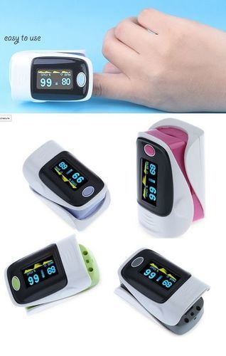 Plastic Portable Finger Pulse Oximeter