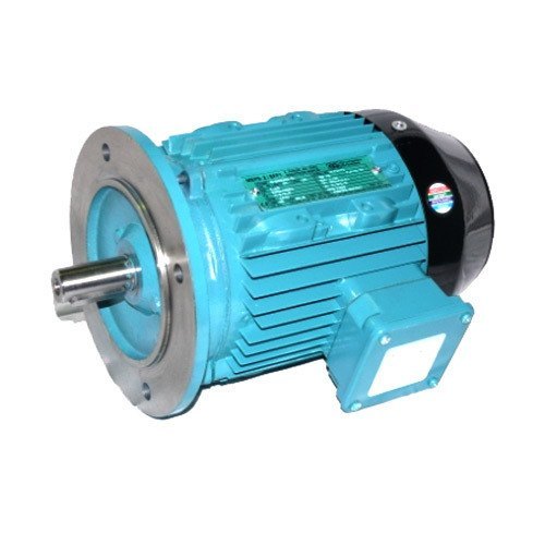 Four Pole Premium Grade Three Phase 1HP Aluminium Casing Motor - 1500 RPM Drip-Proof Design High Durability Long Lasting Performance Grey Color 50Hz 415 Volt
