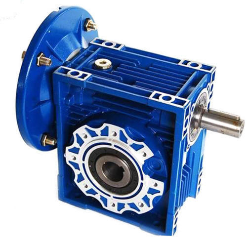 Blue Color Worm Motor Gearbox