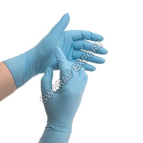 Blue Nitrile Examination Gloves Grade: Food