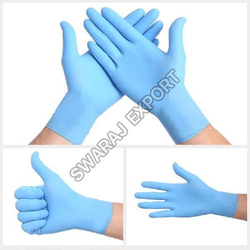 Blue Nitrile Medical Gloves Usage: Examination