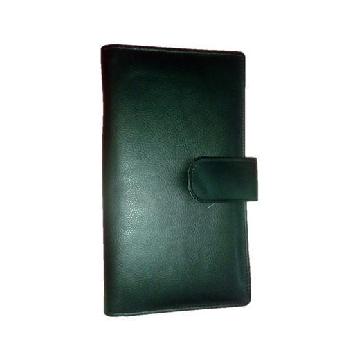 Brown Faux Leather Card Case