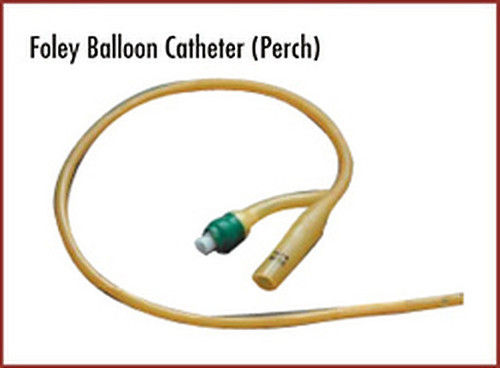 Brown Flexible Foley Balloon Catheter