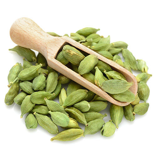 Indian Origin Green Cardamom - Grade A, Solid Green Dried Spice | Rich in Taste, Long Shelf Life, Hygienically Packed, Various Health Benefits