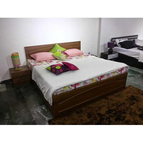 Polished Bedroom Wooden Bed