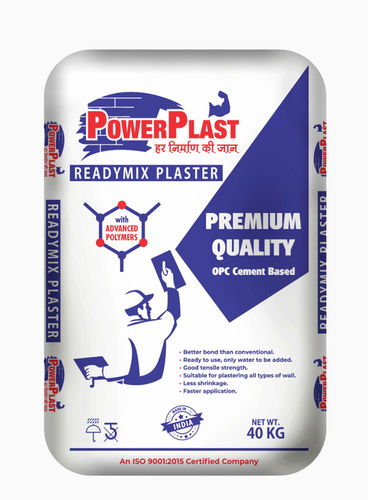 Powerplast Ready Mix Plaster Application: Building Materials