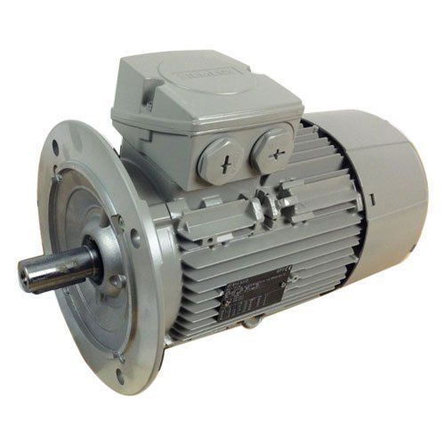 Grey Siemens Ie2 Flange Motors