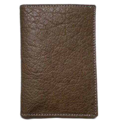 Purple Tan Leather Passport Cover