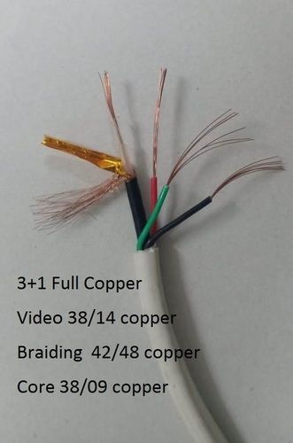 3 in 1 CCTV Full Copper Camera Cable