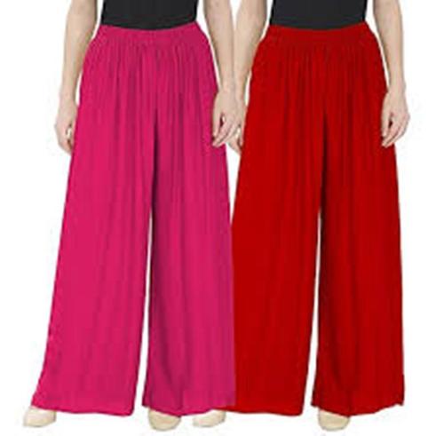 Red Black Color Ladies Palazzo