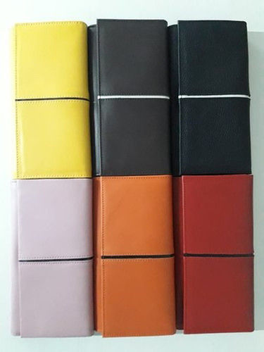 Colored Ladies Leather Clutch Purse