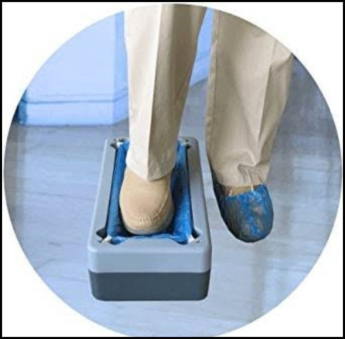 Low Noise Silver Shoe Cover Dispenser