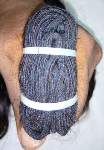 Black Colored Indian Virgin Hair