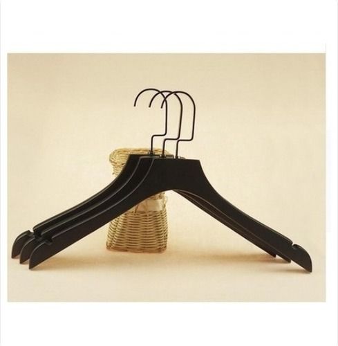 Garment Black Wooden Cloth Hanger