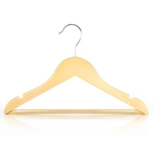 Natural Wooden Children Cloth Hanger With Loop Hook