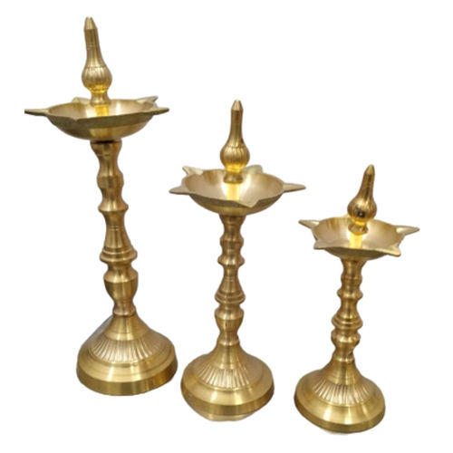 Gold Fine Finishing Pure Brass Diya