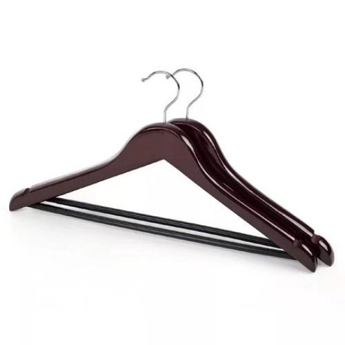 Cherry Glossy Finish Heavy Wooden Hanger