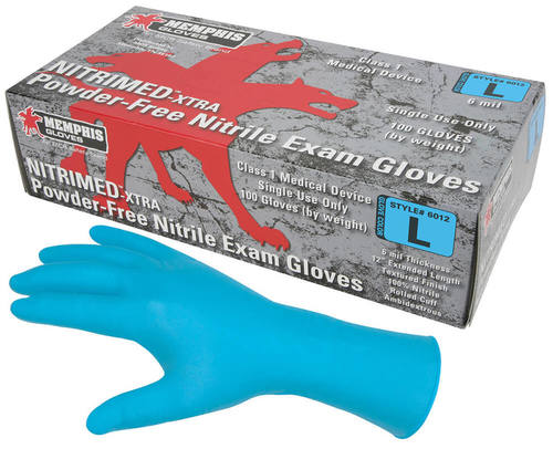 Skin Friendly Memphis Nitrile Medical Examination Disposable Gloves