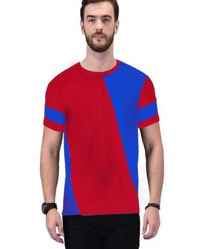 Men High Fashion Round Neck T Shirt Age Group: Adult