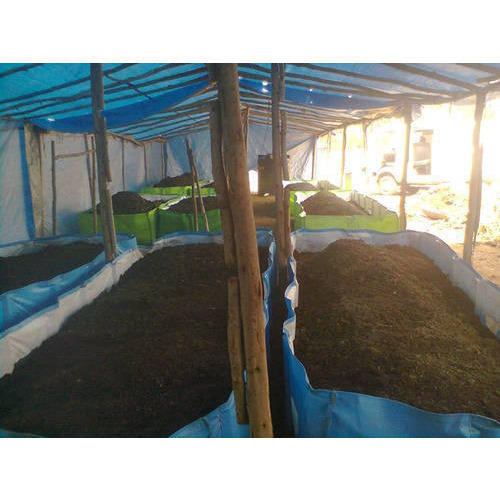 Organic Vermicompost Brown Powder