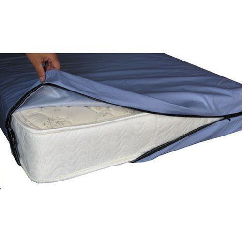 Plain Blue Mattress Cover