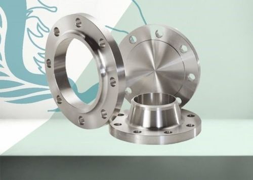 Silver Round Shape Stainless Steel Flanges