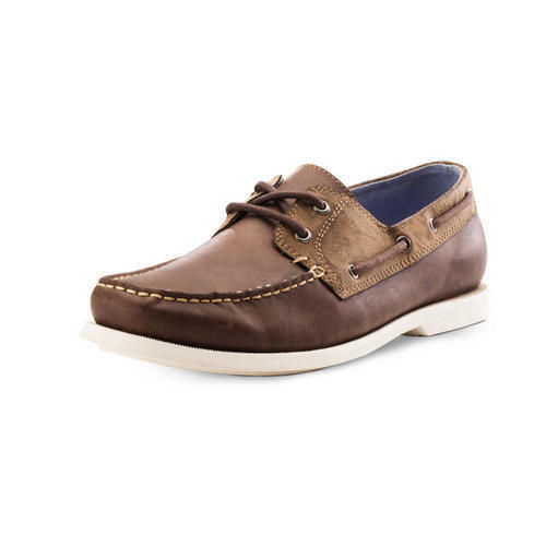 Leather Brown Mens Casual Shoes