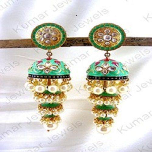 Designer Neon Jhumka Earrings Gender: Women