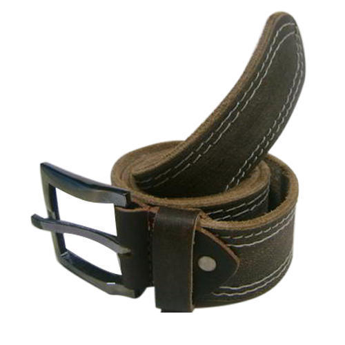 Steel Mens Costume Leather Belt