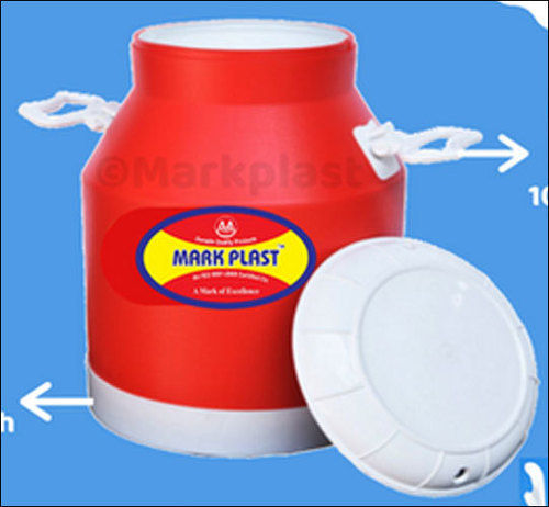 Red Plastic Milk Can 20 Ltr