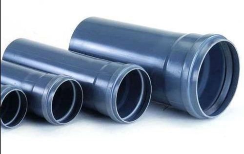 Round PVC SWR Pipes - UV Stabilized, Black Color | Lightweight for Easy Transportation, No Scaling or Choking