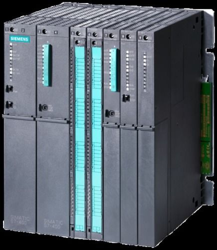 Grey And Blue Simatic S7- 400 Programmable Logic Controller