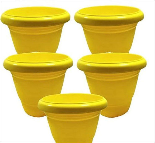 Red Yellow Plastic Decoration Planter