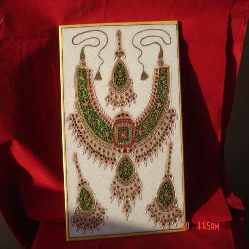 Designer Marble Necklace Set Gender: Women