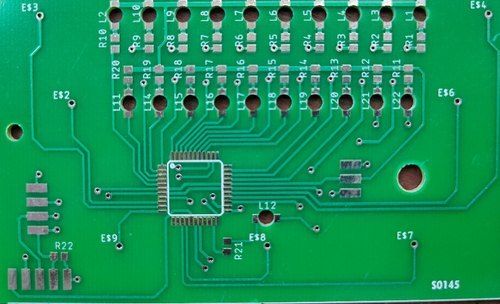 Green Microcontroller Projects Circuit Board