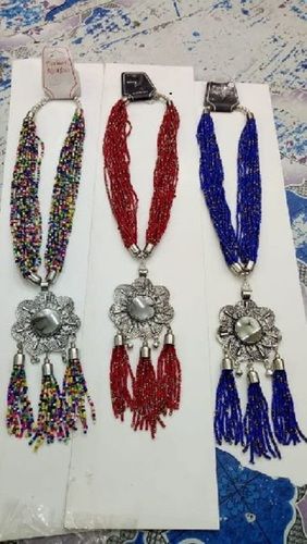 Multi Colored Women Antique Necklace