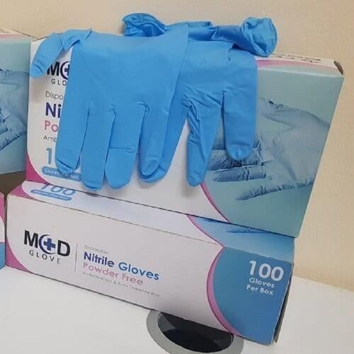 Blue Skin Friendly Nitrile Gloves