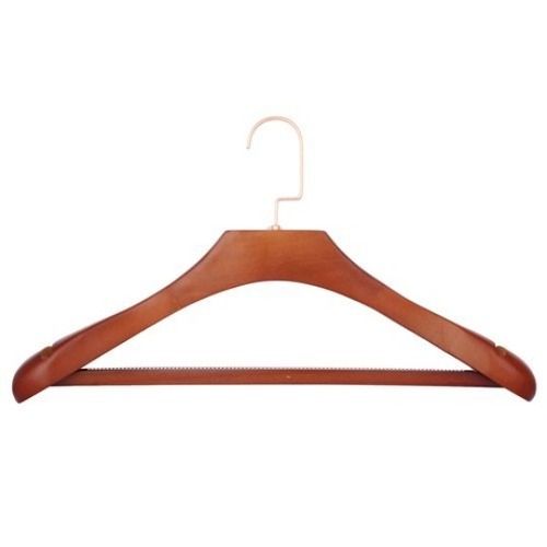 Garment Wooden Hanger With Metal Hook