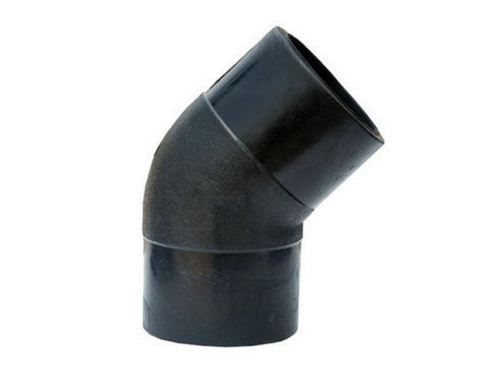 Plastic Black 45 Degree Hdpe Pipe Bend