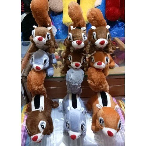 Multi Color Brown Squirrel Stuffed Toy