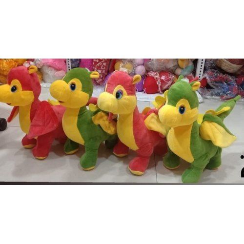 Multi Color Dinosaur Soft Toy For Gifting