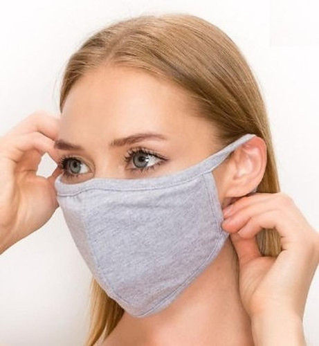 Non Printed Cotton Face Mask Gender: Unisex