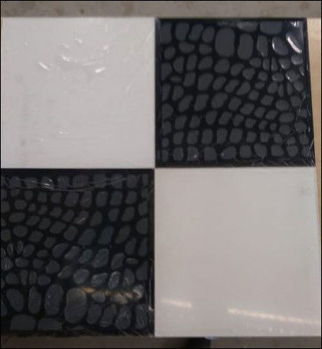 Printed Square Bathroom Glass Wall Tile